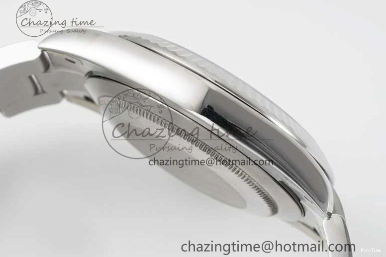 MiroTime 0114 DateJust 41 126334 Clean 1:1 Best Edition 904L Steel Silver Stick Dial on Oyster Bracelet VR Modern 2434